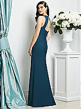 Rear View Thumbnail - Atlantic Blue Dessy Bridesmaid Dress 2938