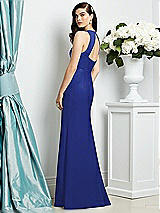 Rear View Thumbnail - Cobalt Blue Dessy Bridesmaid Dress 2938