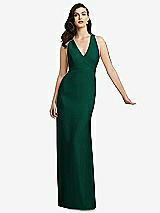 Front View Thumbnail - Hunter Green Dessy Bridesmaid Dress 2938