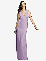 Front View Thumbnail - Pale Purple Dessy Bridesmaid Dress 2938