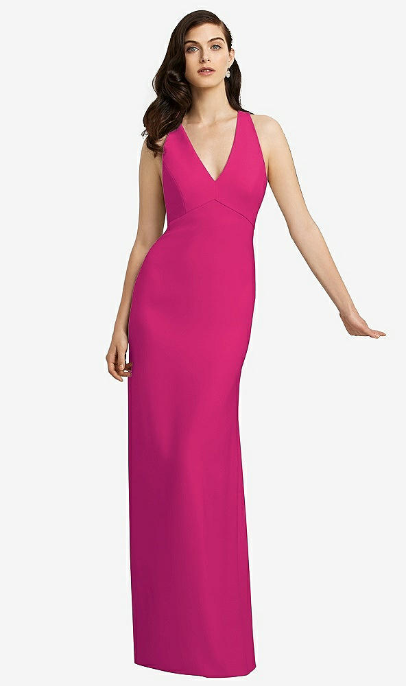 Front View - Think Pink Dessy Bridesmaid Dress 2938