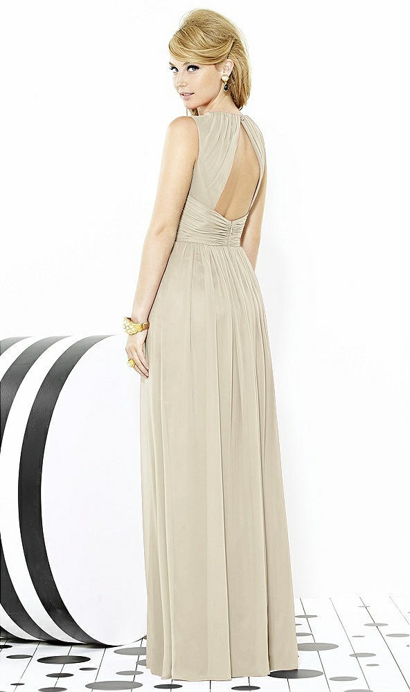 Back View - Champagne After Six Bridesmaid Dress 6709