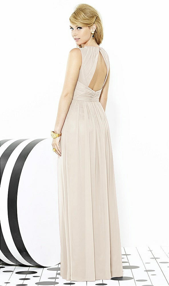 Back View - Oat After Six Bridesmaid Dress 6709