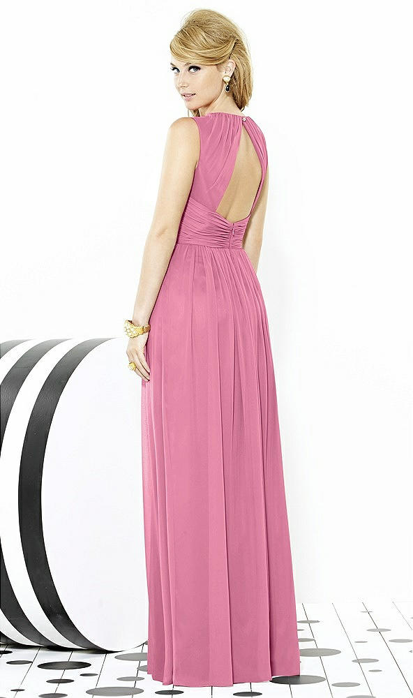 Back View - Orchid Pink After Six Bridesmaid Dress 6709