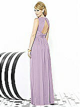 Rear View Thumbnail - Pale Purple After Six Bridesmaid Dress 6709