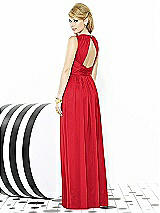 Rear View Thumbnail - Parisian Red After Six Bridesmaid Dress 6709