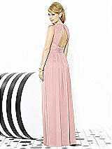 Rear View Thumbnail - Rose - PANTONE Rose Quartz After Six Bridesmaid Dress 6709