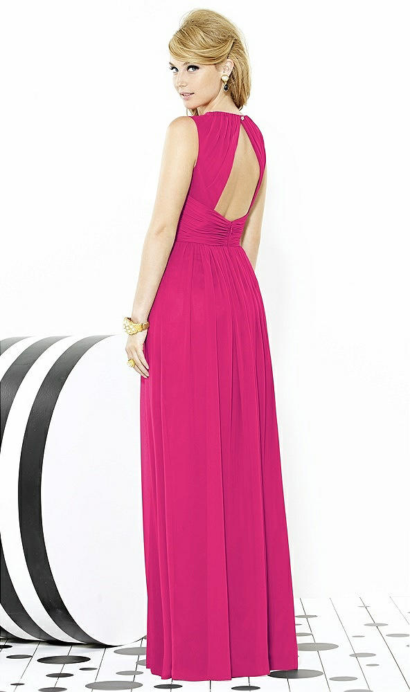 Back View - Think Pink After Six Bridesmaid Dress 6709