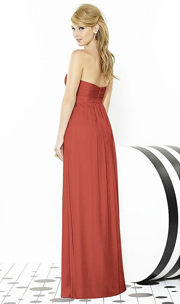 Back View - Amber Sunset After Six Bridesmaids Style 6710