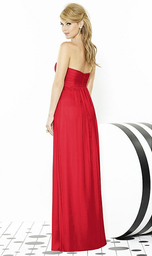 Back View - Parisian Red After Six Bridesmaids Style 6710