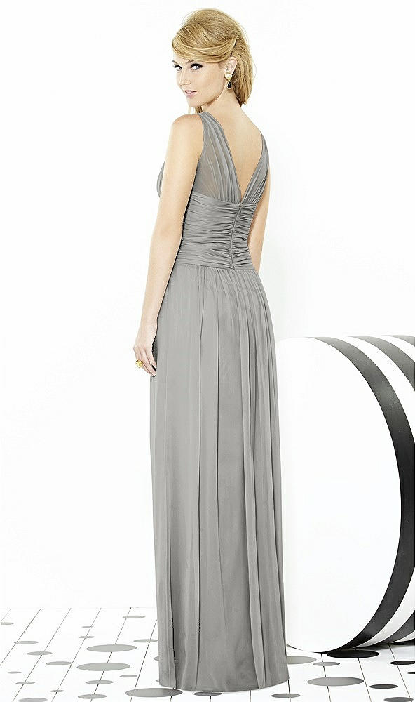 Back View - Chelsea Gray After Six Bridesmaid Dress 6711