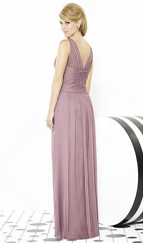 Back View - Dusty Rose After Six Bridesmaid Dress 6711