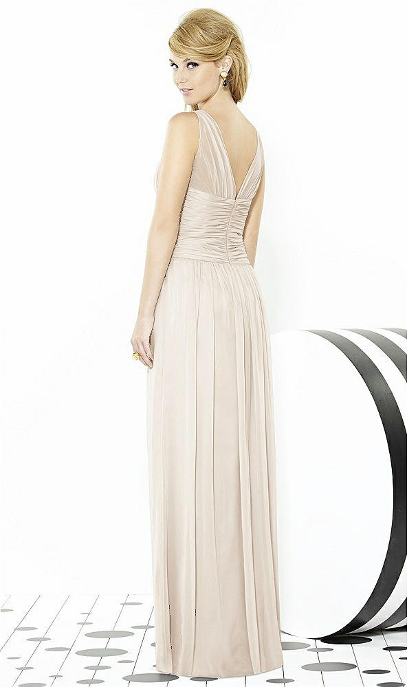 Back View - Oat After Six Bridesmaid Dress 6711
