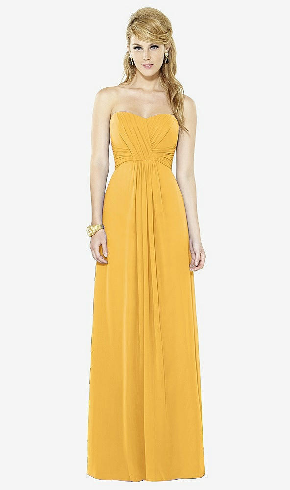 Front View - NYC Yellow After Six Bridesmaid Dress 6713