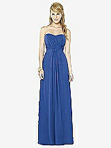 Front View Thumbnail - Classic Blue After Six Bridesmaid Dress 6713