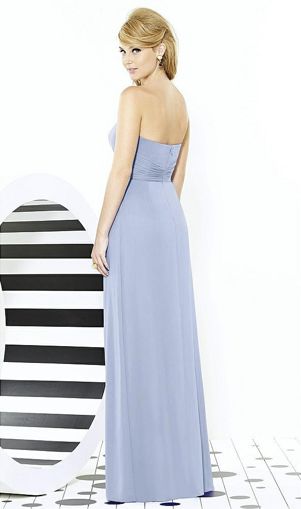 Back View - Sky Blue After Six Bridesmaid Dress 6713