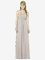 Front View Thumbnail - Taupe After Six Bridesmaid Dress 6713