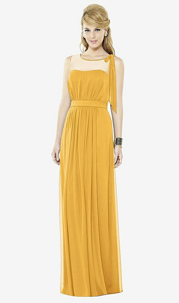 Front View - NYC Yellow After Six Bridesmaid Dress 6714