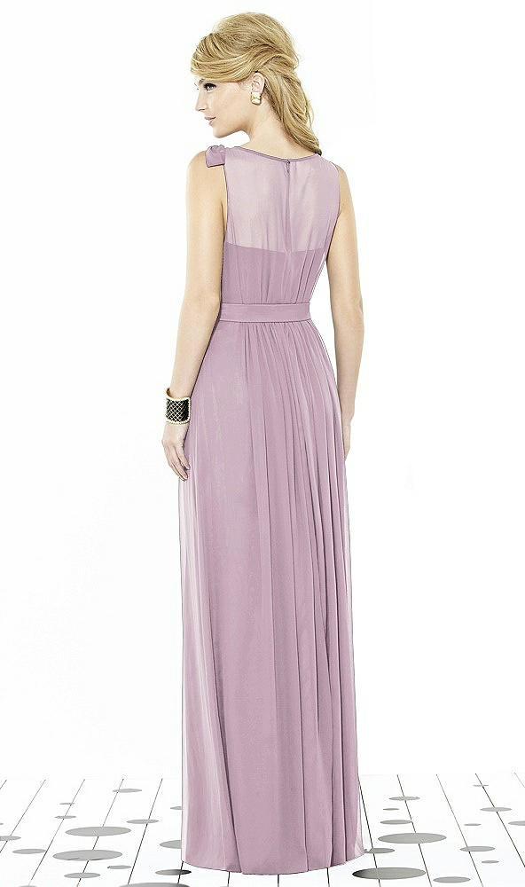 Back View - Suede Rose After Six Bridesmaid Dress 6714