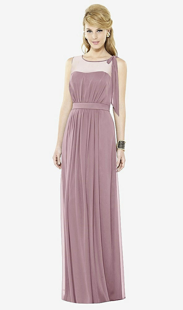 Front View - Dusty Rose After Six Bridesmaid Dress 6714