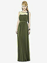 Front View Thumbnail - Olive Green After Six Bridesmaid Dress 6714