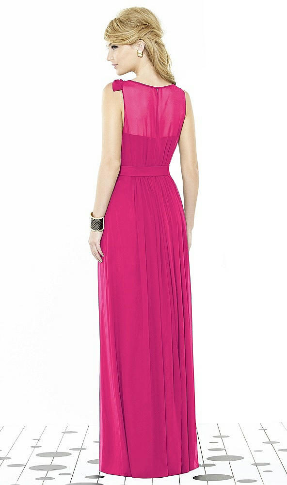 Back View - Think Pink After Six Bridesmaid Dress 6714