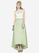 Front View Thumbnail - Limeade & Ivory After Six Bridesmaid Dress 6718