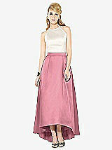 Front View Thumbnail - Carnation & Ivory After Six Bridesmaid Dress 6718