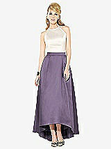 Front View Thumbnail - Lavender & Ivory After Six Bridesmaid Dress 6718