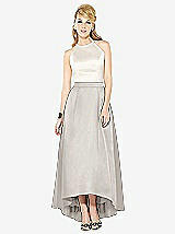 Front View Thumbnail - Oyster & Ivory After Six Bridesmaid Dress 6718