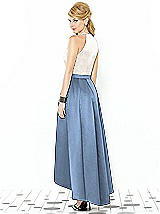 Rear View Thumbnail - Windsor Blue & Ivory After Six Bridesmaid Dress 6718