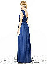 Rear View Thumbnail - Classic Blue After Six Bridesmaids Style 6724