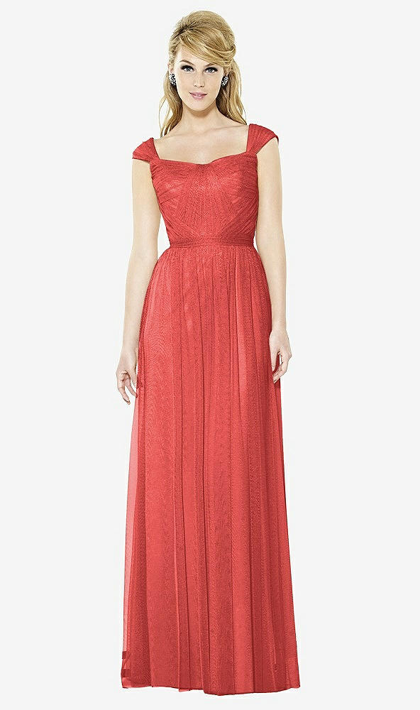 Front View - Perfect Coral After Six Bridesmaids Style 6724