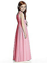 Rear View Thumbnail - Peony Pink Flower Girl Style FL4045