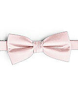Side View Thumbnail - Ballet Pink Classic Yarn-Dyed Bow Ties by After Six