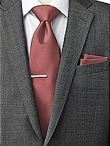 Rear View Thumbnail - English Rose Classic Yarn-Dyed Pocket Squares by After Six