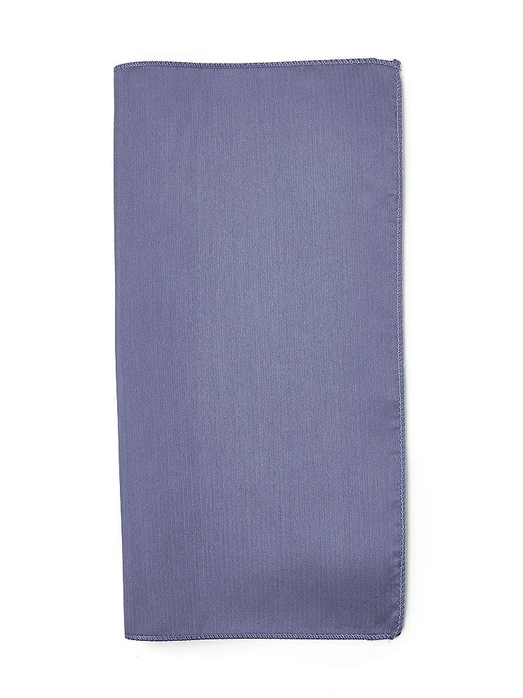 Front View - French Blue Classic Yarn-Dyed Pocket Squares by After Six