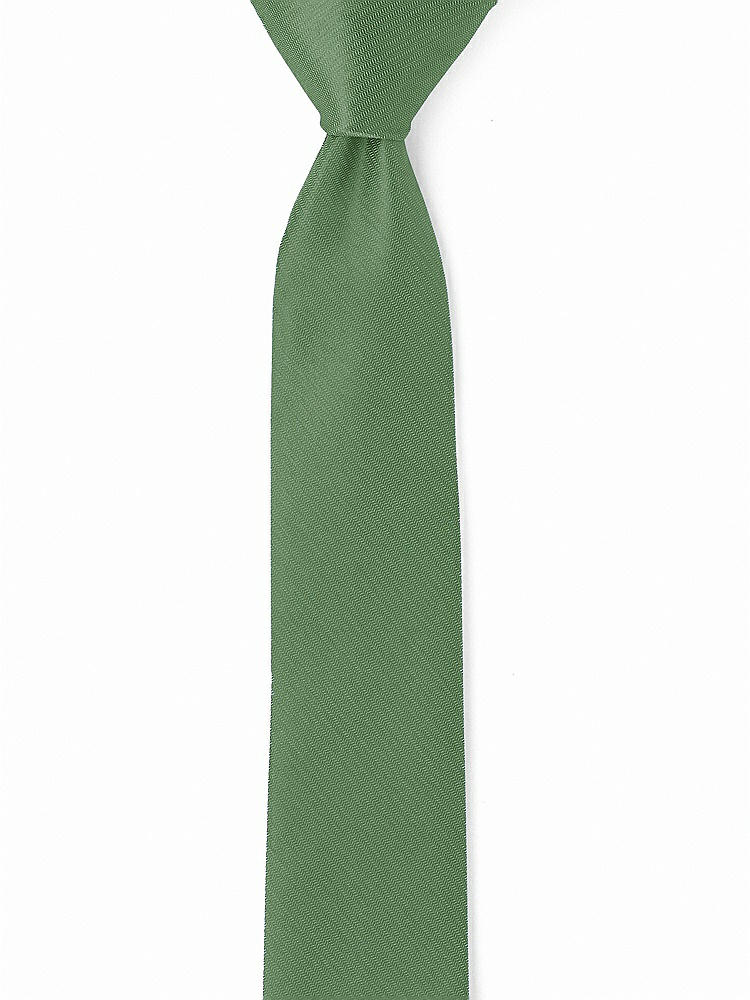 Front View - Vineyard Green Yarn-Dyed Narrow Ties by After Six