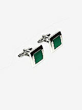 Front View Thumbnail - Pantone Emerald Color Block Cufflinks by After Six