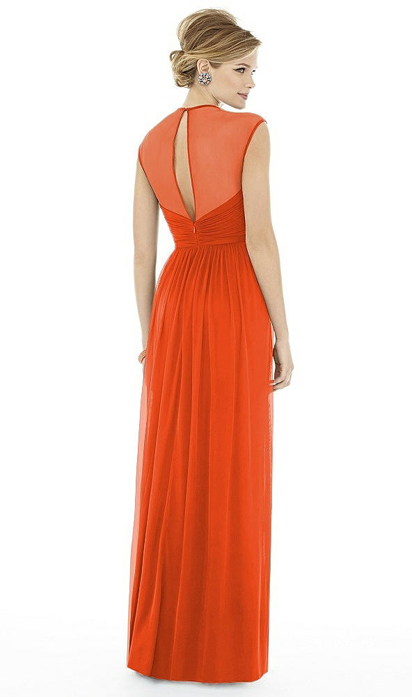 Back View - Tangerine Tango Alfred Sung Style D705