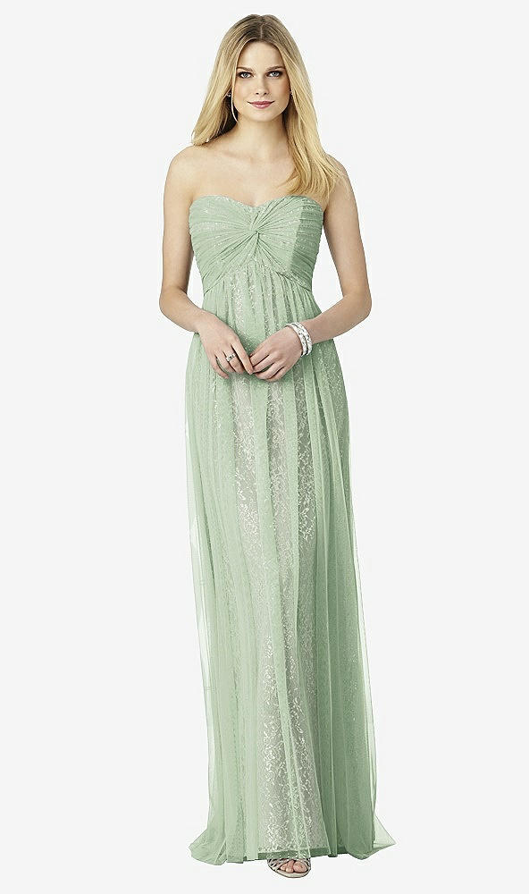Front View - Celadon & Oyster After Six Bridesmaids Style 6725