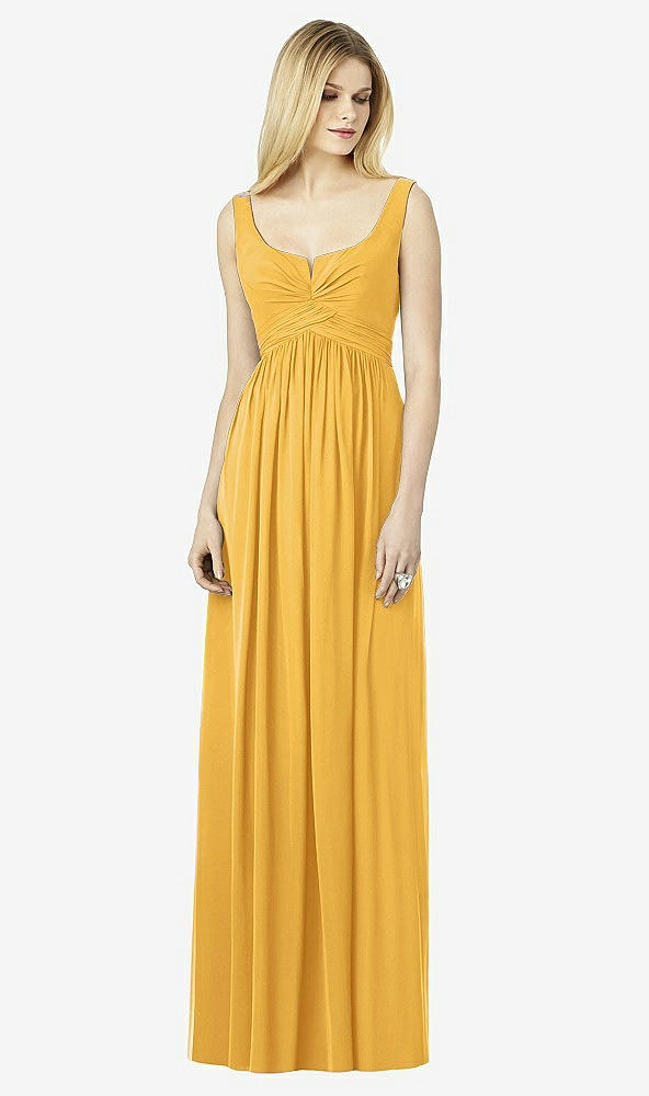 Front View - NYC Yellow After Six Bridesmaid Dress 6727