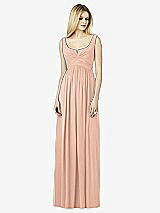 Front View Thumbnail - Pale Peach After Six Bridesmaid Dress 6727