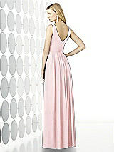 Rear View Thumbnail - Ballet Pink After Six Bridesmaid Dress 6727