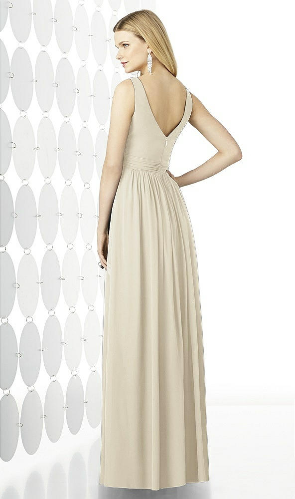 Back View - Champagne After Six Bridesmaid Dress 6727