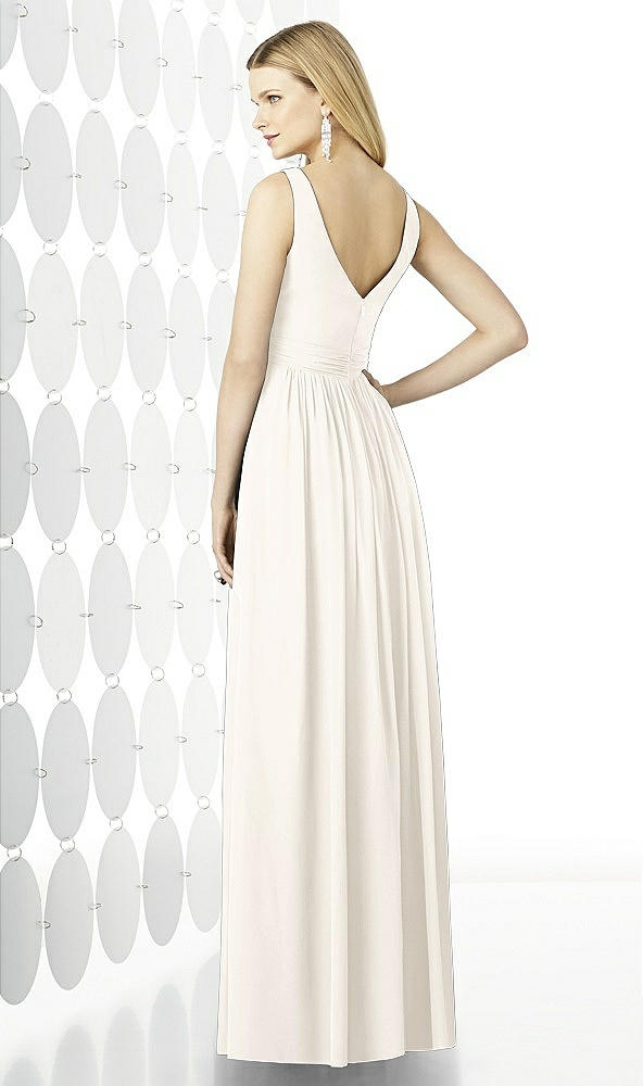 Back View - Ivory After Six Bridesmaid Dress 6727