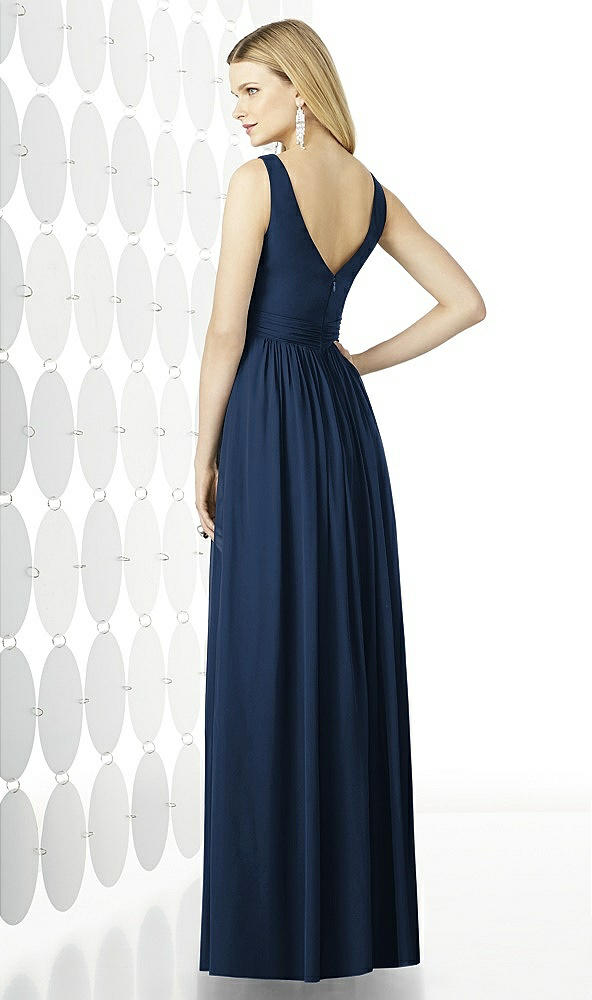 Back View - Midnight Navy After Six Bridesmaid Dress 6727