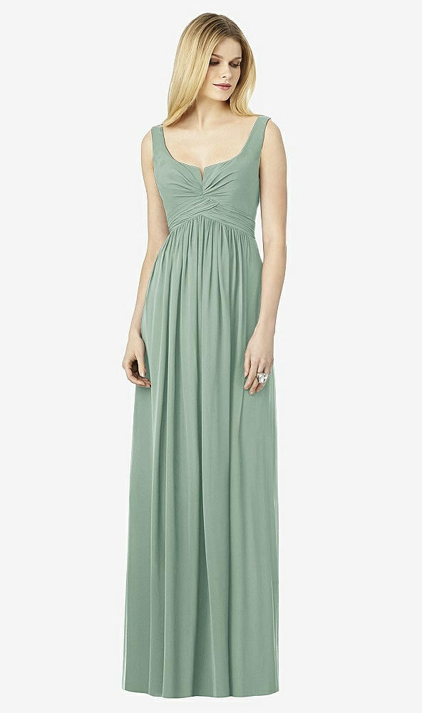 Front View - Seagrass After Six Bridesmaid Dress 6727