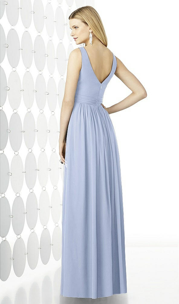 Back View - Sky Blue After Six Bridesmaid Dress 6727