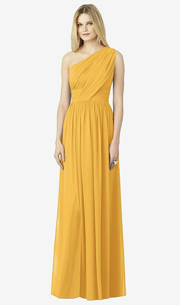 Front View - NYC Yellow After Six Bridesmaid Dress 6728